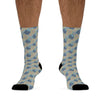 A man wearing Sustainable Aboriginal Socks | Circles