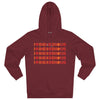 I Love Indigenous Premium Cruiser Hoodie | Unisex | Recyclable | Burgundy
