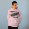 A man wearing Cruiser Hoodie | Pink | Unisex