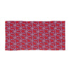 Beach towel in Red colour with flower pattern