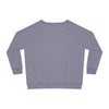 Women's Dazzler Relaxed Fir Sweatshirt | Eco-Friendly | Lava Grey | Back view