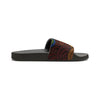 PU Slide Sandal in black