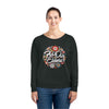 A woman wearing Dazzler Relaxed Fir Sweatshirt | Eco-Friendly | Black
