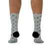 A man wearing Sustainable Aboriginal Socks | Circles