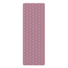 Recycled Rubber Yoga Mat | Non Slip | Lightweight | Circle pattern | Mauve