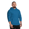 A man wearing Blue Drummer Hoodie