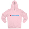 Pink Hoodie with I ❤️ Indigenous print