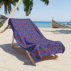 Beach tower on top of a wooden chair in a beach sand