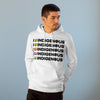 A man wearing Cruiser Hoodie | White | Unisex
