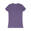 Women's Favorite Tee | T-Shirt | Comfy & Stylish | Purple | Back View